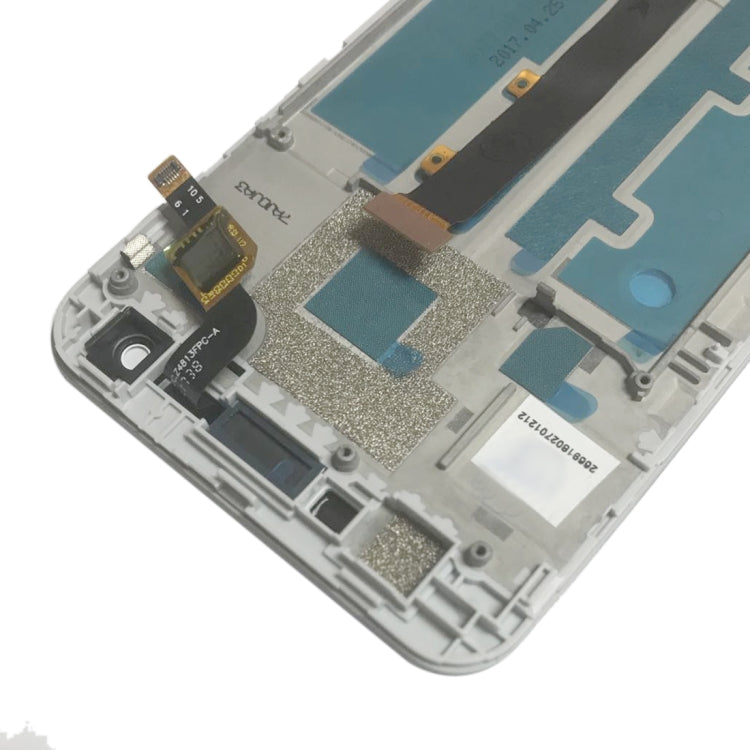 OEM LCD Screen for Vodafone Smart Ultra 6 VF-995N VF995N Digitizer Full Assembly with Frame（White) by buy2fix