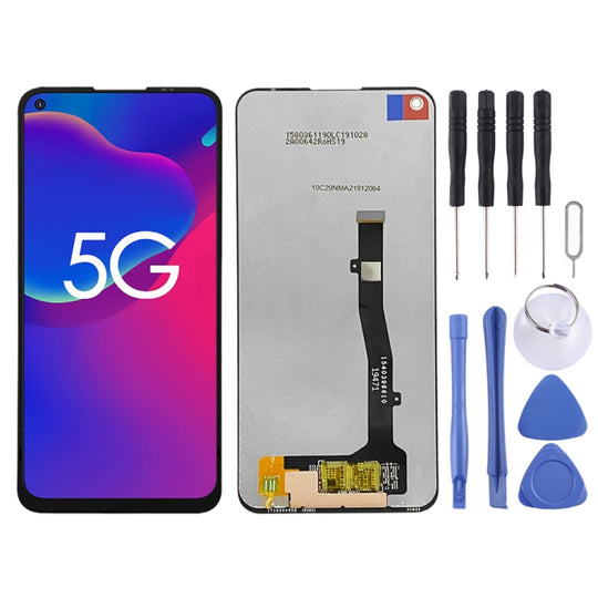 LCD-Bildschirm und Digitizer-Vollmontage für ZTE Axon 11 SE 5G 9000N (Schwarz)