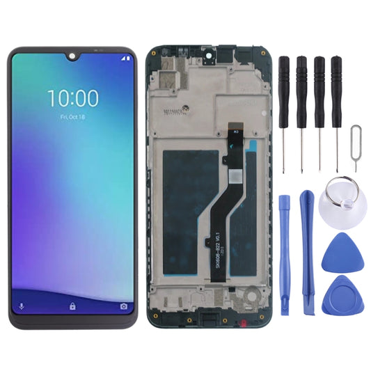 OEM LCD Screen for ZTE Blade A5 2020  Digitizer Full Assembly with Frame（Black) - For ZTE by buy2fix | Online Shopping UK | buy2fix