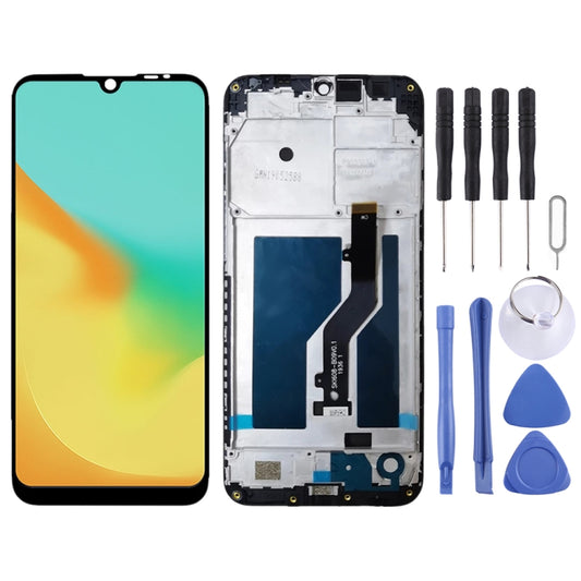 OEM LCD Screen for ZTE Blade A7 2019 2019RU  Digitizer Full Assembly with Frame（Black) - For ZTE by buy2fix | Online Shopping UK | buy2fix