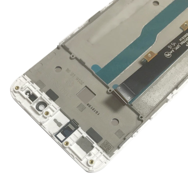 OEM LCD Screen for ZTE Blade A610 / A610C / A612  Digitizer Full Assembly with Frame（White) - For ZTE by buy2fix | Online Shopping UK | buy2fix
