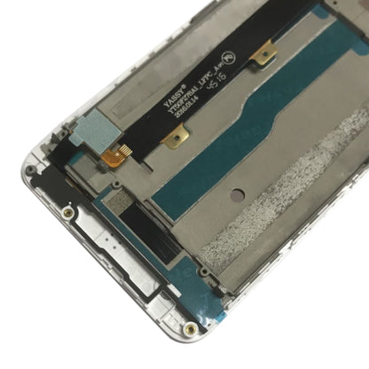 OEM LCD Screen for ZTE Blade A610 / A610C / A612  Digitizer Full Assembly with Frame（White) - For ZTE by buy2fix | Online Shopping UK | buy2fix
