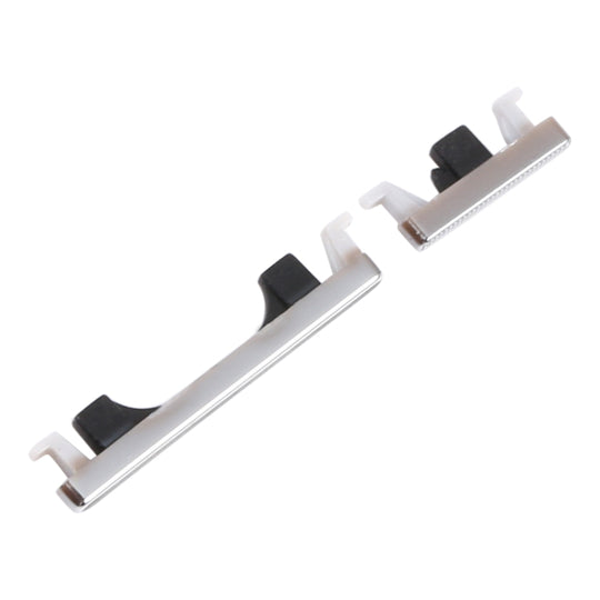 Power-Taste und Lautstärkeregler für Motorola Moto One Action XT2013-1 XT2013-2 XT2013-4 (Silber)