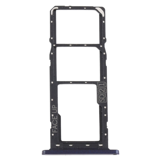 SIM-Kartenfach + SIM-Kartenfach + Micro-SD-Kartenfach für Motorola Moto G8 Power Lite (Schwarz)