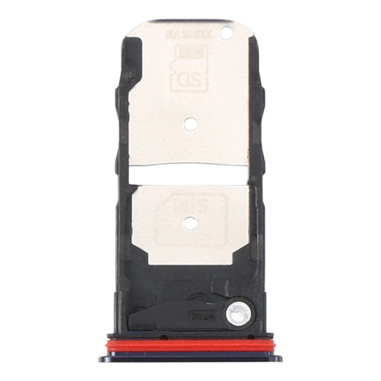 SIM-Kartenfach + Micro-SD-Kartenfach für Motorola Moto Edge+ (Schwarz)