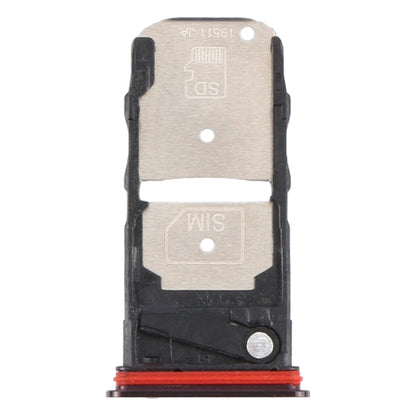 SIM Card Tray + Micro SD Card Tray for Motorola Moto Edge+ (Purple) - Card Socket by buy2fix | Online Shopping UK | buy2fix