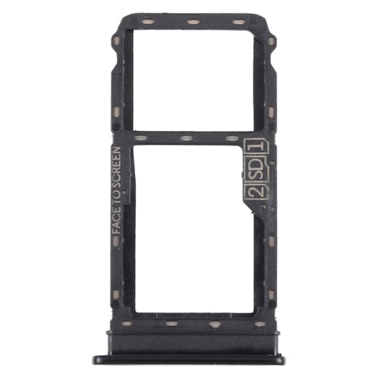 SIM-Kartenfach + Micro-SD-Kartenfach für Motorola Moto G8 Plus XT2019 XT2019-2 (Schwarz)