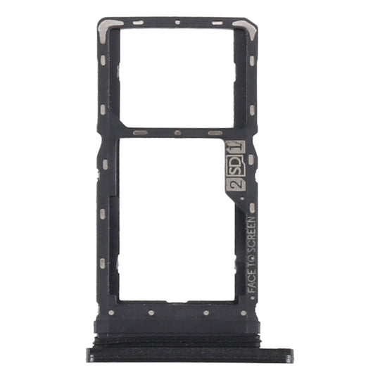 SIM-Kartenfach + Micro-SD-Kartenfach für Motorola Moto G8 Play XT2015 XT2015-2 (Schwarz)