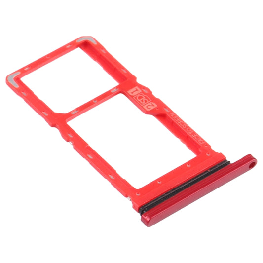 SIM Card Tray + Micro SD Card Tray for Motorola Moto G8 Play XT2015 XT2015-2 (Red) - Card Socket by buy2fix | Online Shopping UK | buy2fix