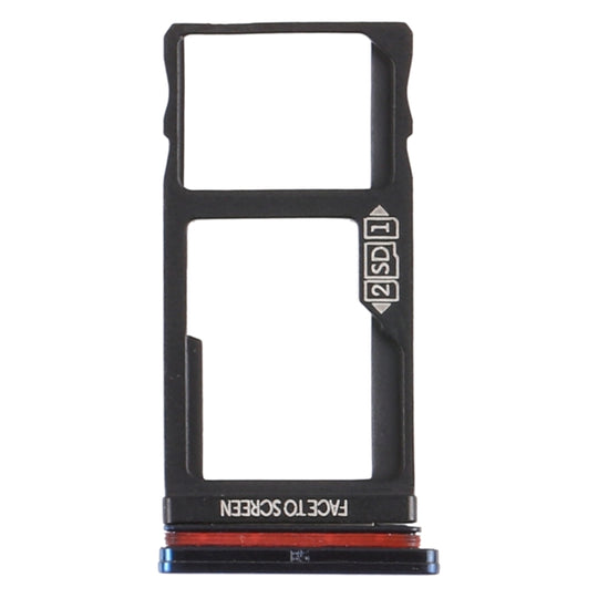 SIM-Kartenfach + Micro-SD-Kartenfach für Motorola Moto One Vision / P50 (Blau)