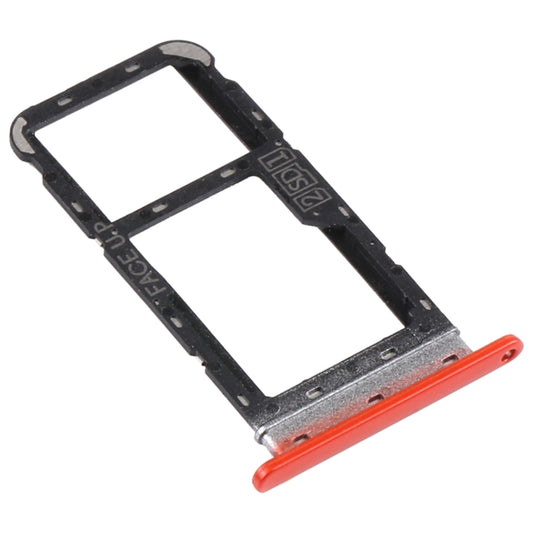 SIM Card Tray + SIM Card Tray / Micro SD Card Tray for Motorola Moto E7 Power PAMH0001IN PAMH0010IN PAMH0019IN (Red) - Card Socket by buy2fix | Online Shopping UK | buy2fix