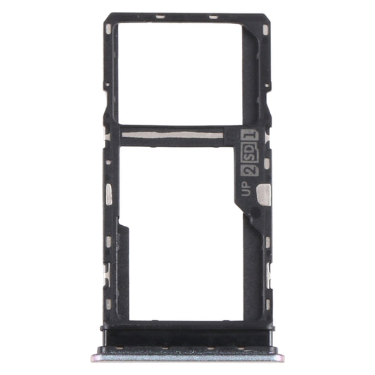 SIM Card Tray + SIM Card Tray / Micro SD Card Tray for Motorola Moto G10 XT2127-2 (Pink) - Card Socket by buy2fix | Online Shopping UK | buy2fix