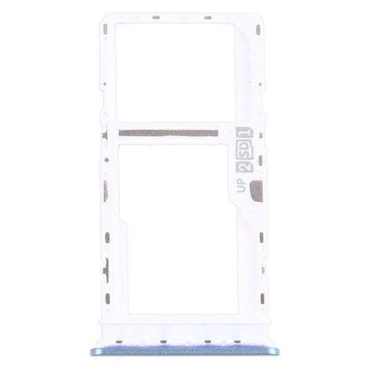 SIM Card Tray + SIM Card Tray / Micro SD Card Tray for Motorola Moto G10 XT2127-2 (Grey) - Card Socket by buy2fix | Online Shopping UK | buy2fix