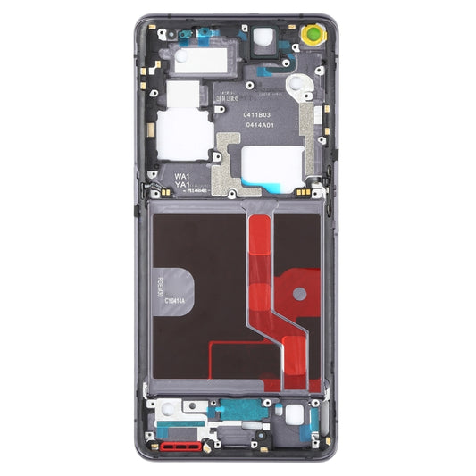 For OPPO Find X2 Pro CPH2025 PDEM30 Original Front Housing LCD Frame Bezel Plate (Black) - Frame Bezel Plate by buy2fix | Online Shopping UK | buy2fix
