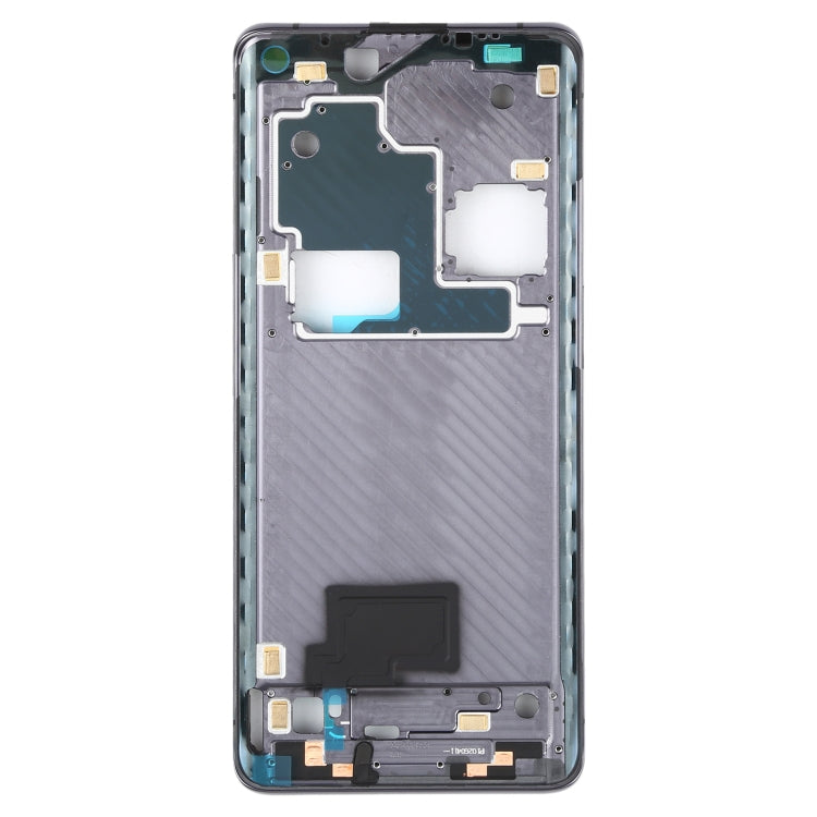 For OPPO Find X2 Pro CPH2025 PDEM30 Original Front Housing LCD Frame Bezel Plate (Black) - Frame Bezel Plate by buy2fix | Online Shopping UK | buy2fix