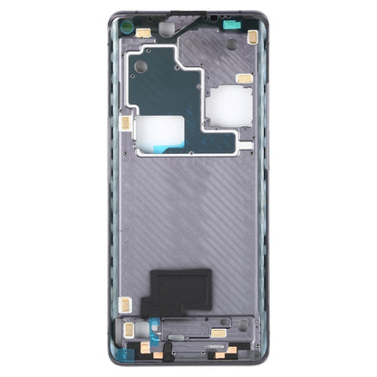 For OPPO Find X2 Pro CPH2025 PDEM30 Original Front Housing LCD Frame Bezel Plate (Black) - Frame Bezel Plate by buy2fix | Online Shopping UK | buy2fix