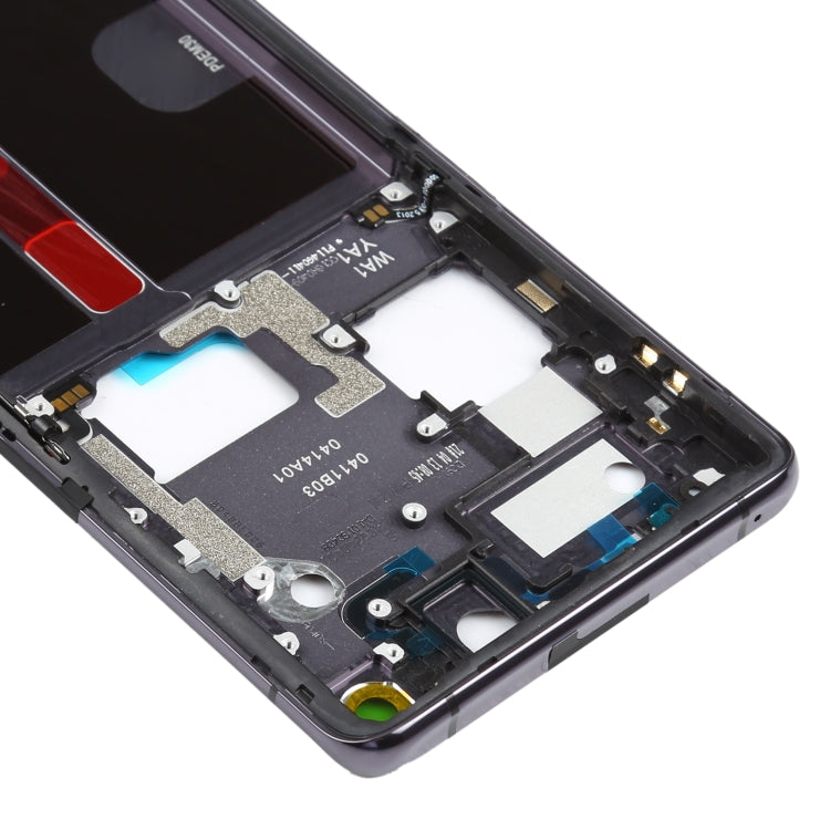 For OPPO Find X2 Pro CPH2025 PDEM30 Original Front Housing LCD Frame Bezel Plate (Black) - Frame Bezel Plate by buy2fix | Online Shopping UK | buy2fix