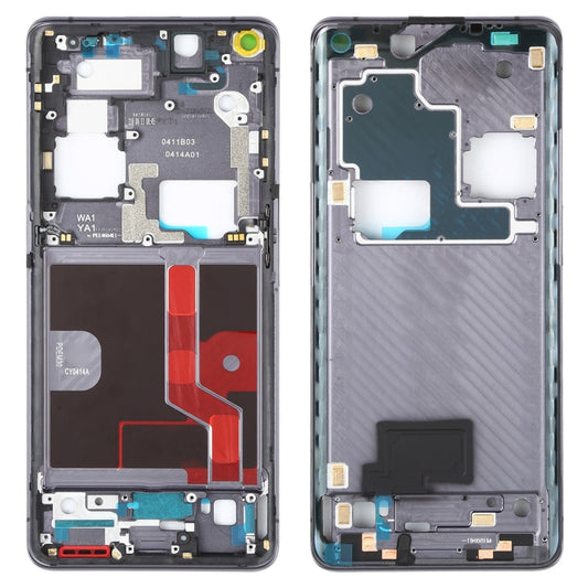 For OPPO Find X2 Pro CPH2025 PDEM30 Original Front Housing LCD Frame Bezel Plate (Black) - Frame Bezel Plate by buy2fix | Online Shopping UK | buy2fix