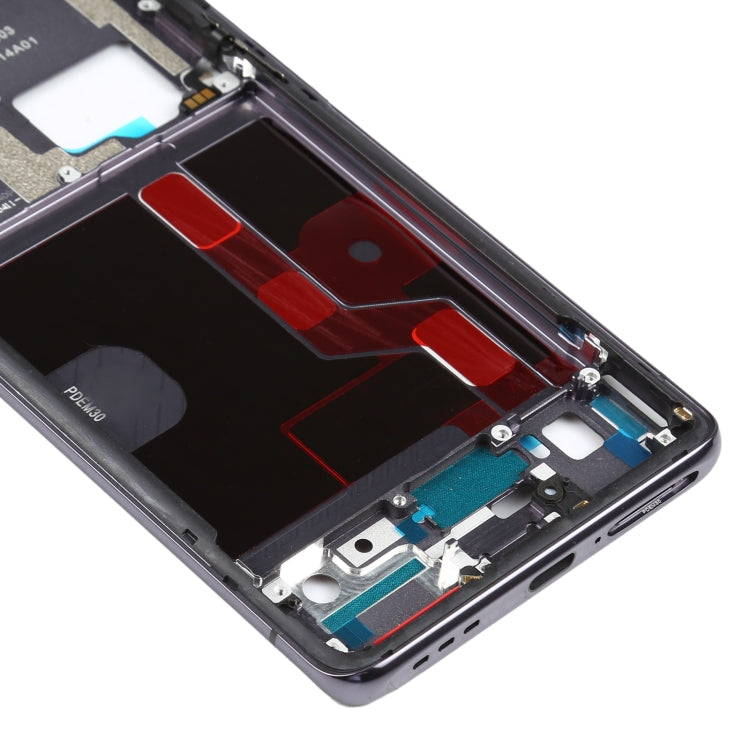 For OPPO Find X2 Pro CPH2025 PDEM30 Original Front Housing LCD Frame Bezel Plate (Black) - Frame Bezel Plate by buy2fix | Online Shopping UK | buy2fix