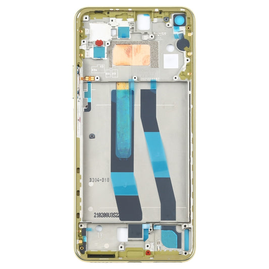 Original Front Housing LCD Frame Bezel Plate for Xiaomi Mi 11 Lite 5G / Mi 11 Youth/11 Lite 5G NE(Yellow) - Frame Bezel Plate by buy2fix | Online Shopping UK | buy2fix