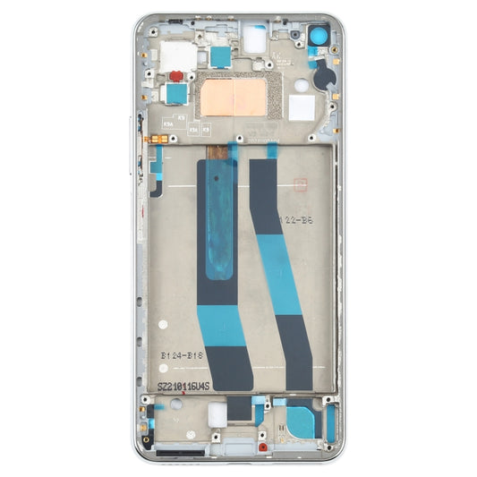 Original Front Housing LCD Frame Bezel Plate for Xiaomi Mi 11 Lite 4G M2101K9AG(Silver) - Frame Bezel Plate by buy2fix | Online Shopping UK | buy2fix