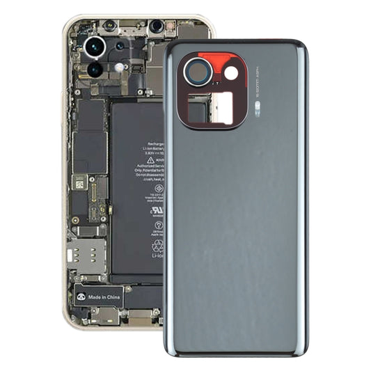 Original Battery Back Cover for Xiaomi Mi 11 Pro(Black) - Back Cover by buy2fix | Online Shopping UK | buy2fix