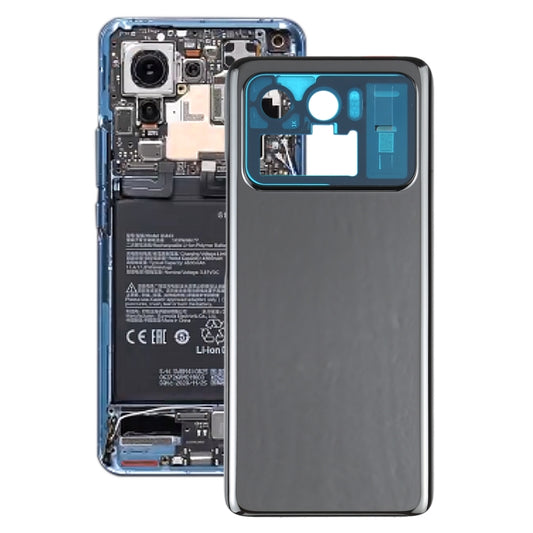 Original Ceramics Battery Back Cover for Xiaomi Mi 11 Ultra M2102K1G(Black) - Back Cover by buy2fix | Online Shopping UK | buy2fix