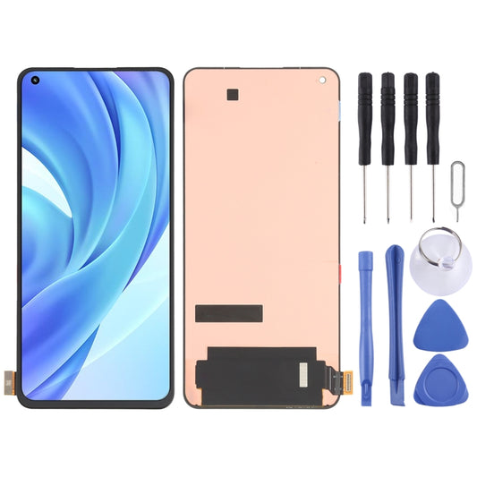Original AMOLED Material LCD Screen and Digitizer Full Assembly for Xiaomi Mi 11 Lite/11 Lite 5G NE M2101K9AG - LCD Screen by buy2fix | Online Shopping UK | buy2fix