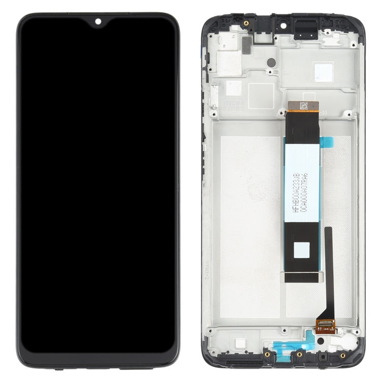 LCD Screen and Digitizer Full Assembly with Frame for Xiaomi Redmi Note 9 4G / Poco M3 / Redmi 9 Power M2010J19SC M2010J19CG(Black) - LCD Screen by buy2fix | Online Shopping UK | buy2fix