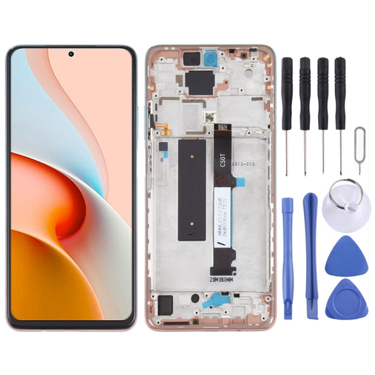 Original LCD Screen and Digitizer Full Assembly with Frame for Xiaomi Redmi Note 9 Pro 5G / Mi 10T Lite 5G M2007J17C M2007J17G (Rose Gold Beach) - LCD Screen by buy2fix | Online Shopping UK | buy2fix