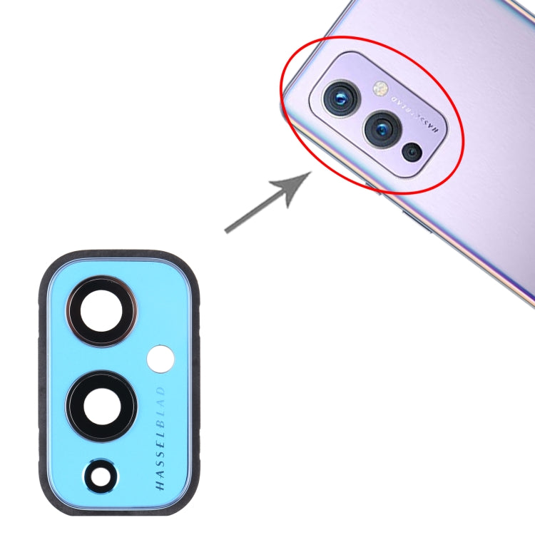 For OnePlus 9 (IN/CN Edition) Camera Lens Cover (Blue) - Camera Series by buy2fix | Online Shopping UK | buy2fix