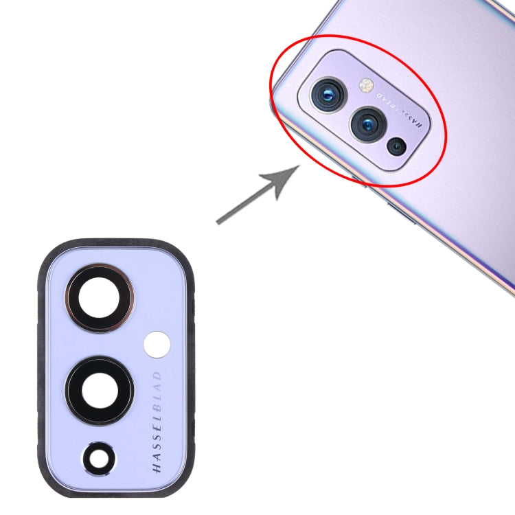 For OnePlus 9 (IN/CN Edition) Camera Lens Cover (Purple) - Camera Series by buy2fix | Online Shopping UK | buy2fix