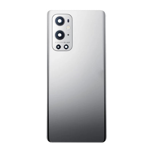For OnePlus 9 Pro Battery Back Cover With Camera Lens (Silver) - Back Cover by buy2fix | Online Shopping UK | buy2fix