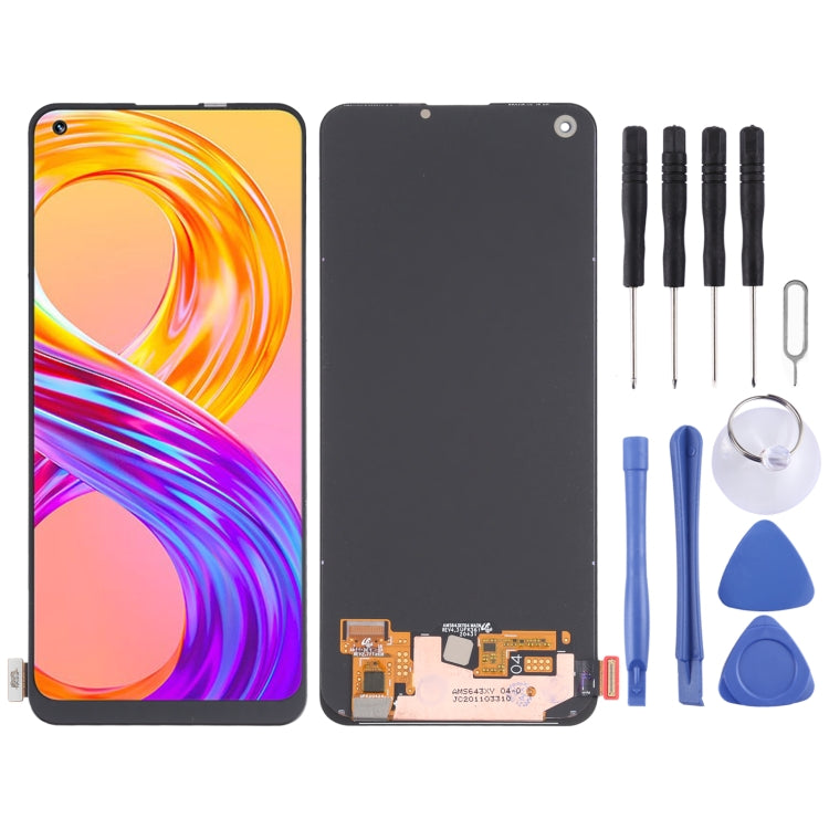 Original Super AMOLED Material LCD Screen and Digitizer Full Assembly for OPPO Realme 8 Pro - LCD Screen by buy2fix | Online Shopping UK | buy2fix