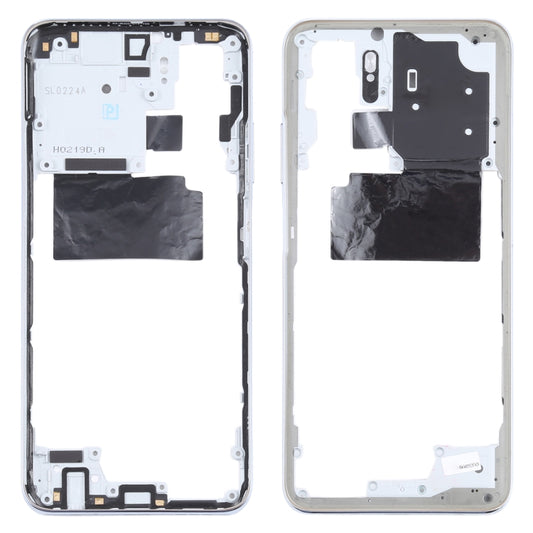 Middle Frame Bezel Plate for Xiaomi Redmi Note 10 M2101K7AI M2101K7AG(White) - Frame Bezel Plate by buy2fix | Online Shopping UK | buy2fix