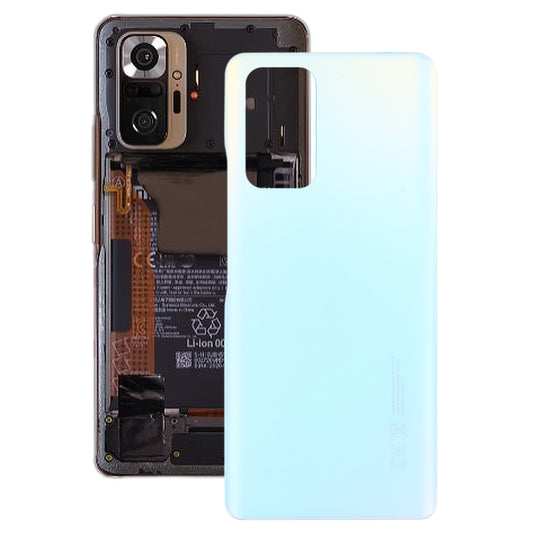 Original Battery Back Cover for Xiaomi Redmi Note 10 Pro Max / Redmi Note 10 Pro 4G / Redmi Note 10 Pro (India) M2101K6P M2101K6G M2101K6I M2101K7AI M2101K7AG(White) - Back Cover by buy2fix | Online Shopping UK | buy2fix