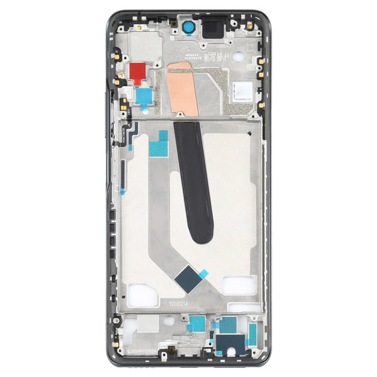 Original Front Housing LCD Frame Bezel Plate for Xiaomi Poco F3 M2012K11AG (Black) - Frame Bezel Plate by buy2fix | Online Shopping UK | buy2fix