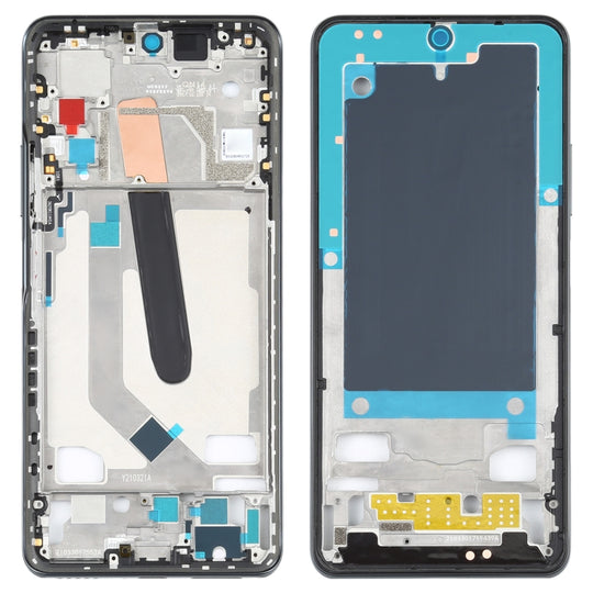 Plaque de lunette de cadre LCD de boîtier avant d'origine pour Xiaomi Poco F3 M2012K11AG (noir)