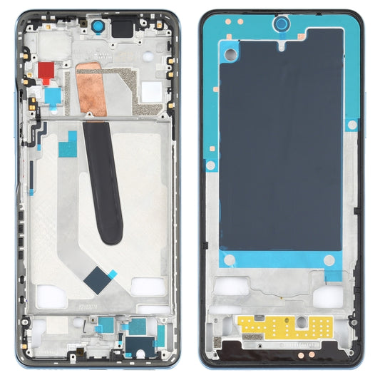 Original Front Housing LCD Frame Bezel Plate for Xiaomi Poco F3 M2012K11AG (Blue) - Frame Bezel Plate by buy2fix | Online Shopping UK | buy2fix