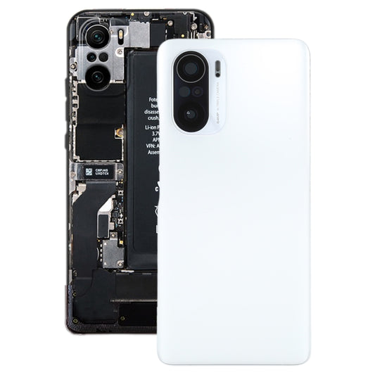 Original Battery Back Cover for Xiaomi Redmi K40 Pro M2012K11C(White) - Back Cover by buy2fix | Online Shopping UK | buy2fix