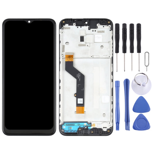 TFT LCD Screen for Motorola Moto E7 Plus XT2081-1 Digitizer Full Assembly with Frame (Black) - LCD Screen by buy2fix | Online Shopping UK | buy2fix