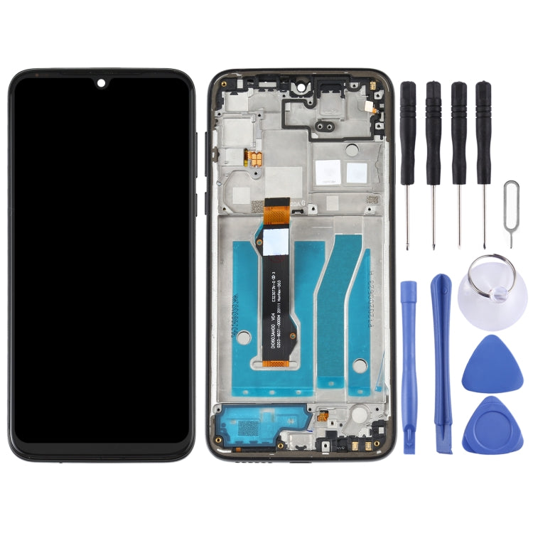 TFT LCD Screen for Motorola Moto G8 Plus XT2019 XT2019-2 Digitizer Full Assembly with Frame (Black) - LCD Screen by buy2fix | Online Shopping UK | buy2fix