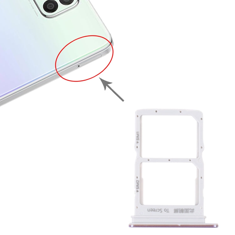 SIM Card Tray + SIM Card Tray for Huawei Nova 8 SE (Purple) by buy2fix