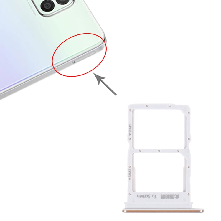 SIM Card Tray + SIM Card Tray for Huawei Nova 8 SE (Silver) by buy2fix