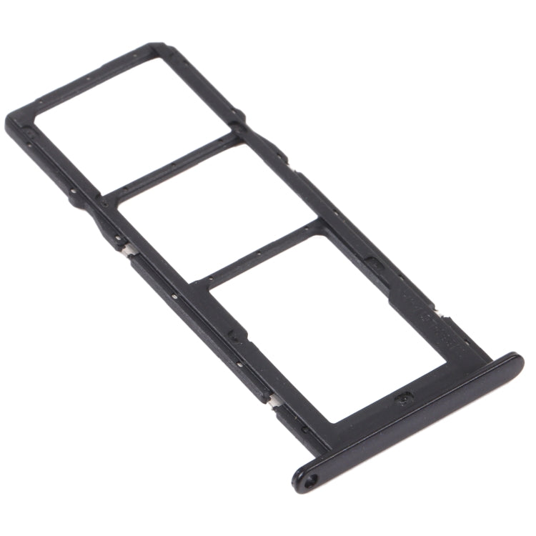 SIM Card Tray + SIM Card Tray + Micro SD Card Tray for Huawei Y7a (Black) by buy2fix