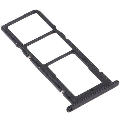 SIM Card Tray + SIM Card Tray + Micro SD Card Tray for Huawei Y7a (Black) by buy2fix
