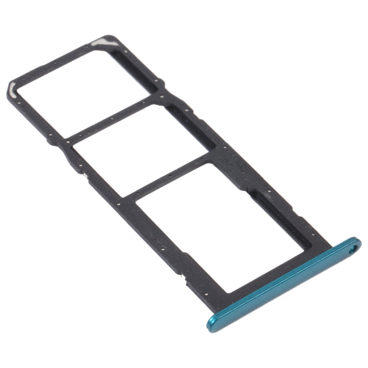 SIM Card Tray + SIM Card Tray + Micro SD Card Tray for Huawei Y7a (Green) by buy2fix