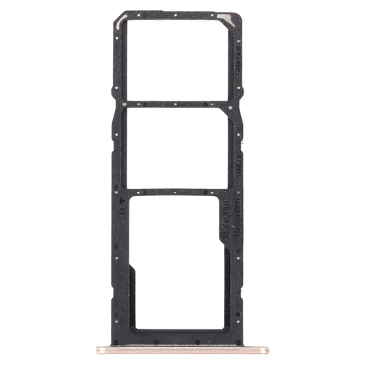SIM Card Tray + SIM Card Tray + Micro SD Card Tray for Huawei Y7a (Gold) by buy2fix