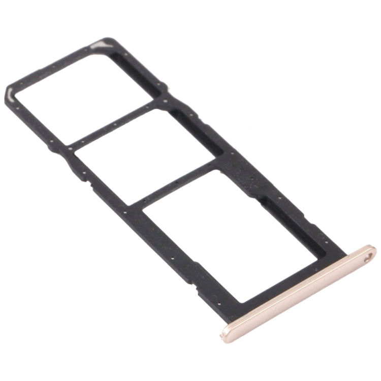 SIM Card Tray + SIM Card Tray + Micro SD Card Tray for Huawei Y7a (Gold) by buy2fix