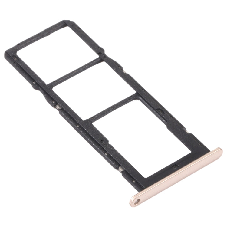 SIM Card Tray + SIM Card Tray + Micro SD Card Tray for Huawei Y7a (Gold) by buy2fix